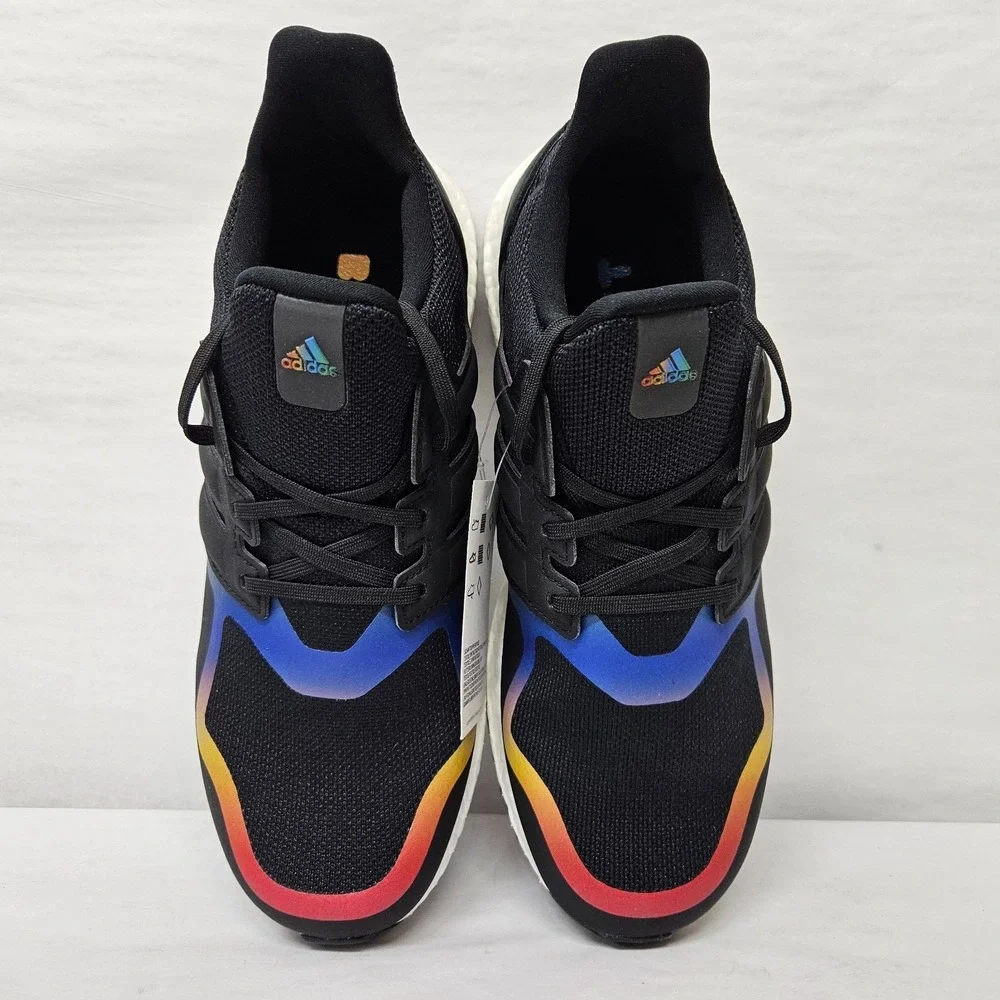 Adidas‎ Women's Ultraboost DNA Running Shoes FV7015 Black Rainbow Sz 10